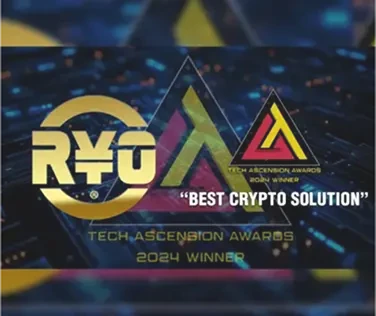 RYO Honored as BEST CRYPTO SOLUTION by the 2024 Tech Ascension Fintech Awards